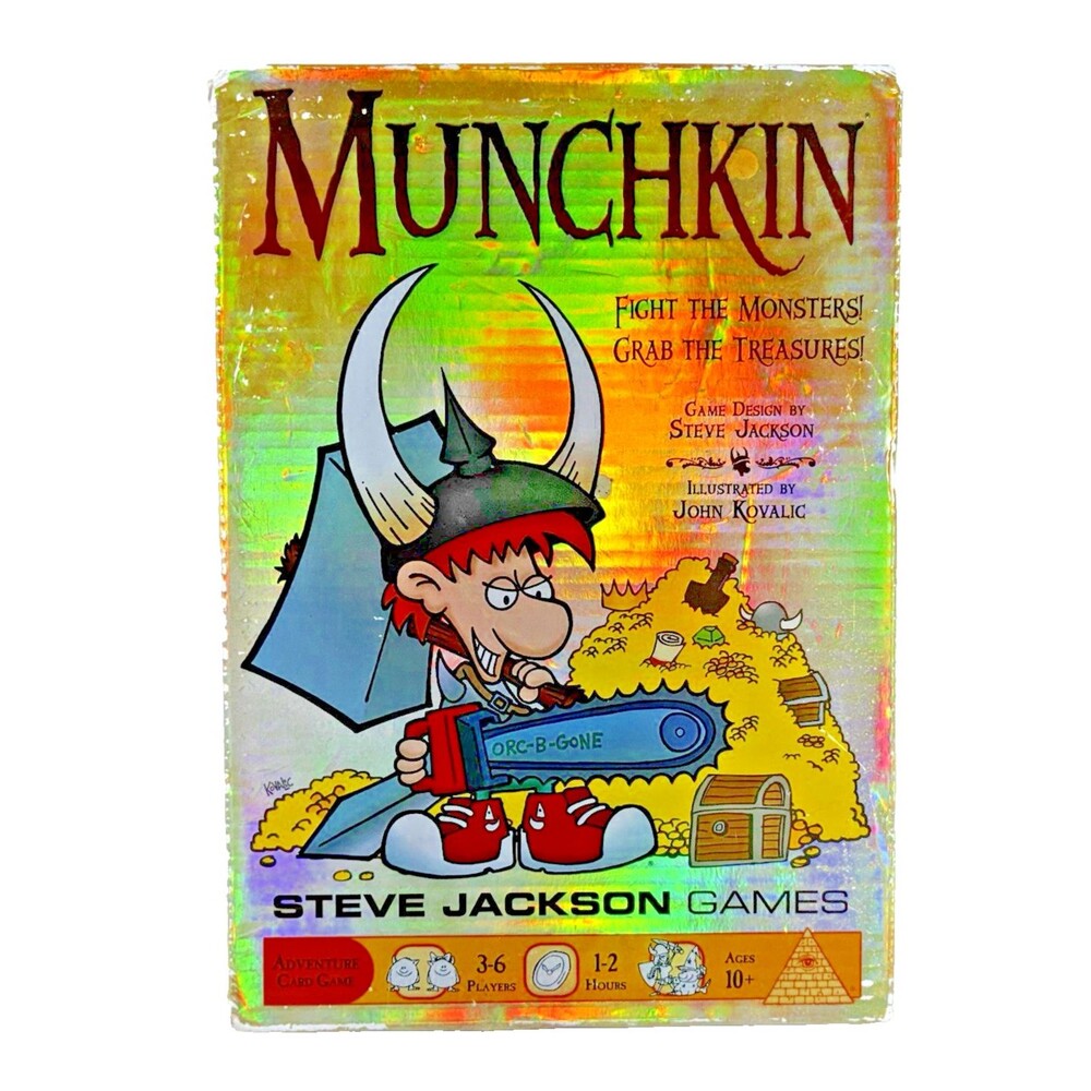 Munchkin 2014 Steve Jackson Games First Edition Holo Box Complete
